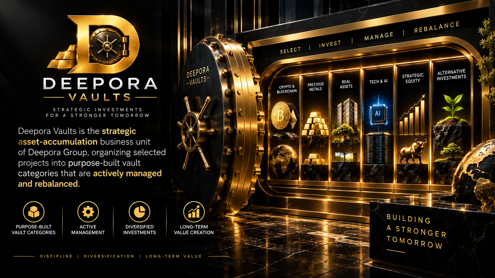 Deepora Vaults overview